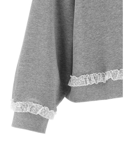 Ganni Gray 'Isoli' Sweatshirt