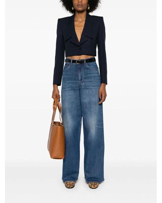 Chloé Blue Bell-Bottom Jeans