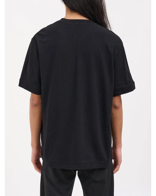 Paolo Pecora Black Jersey T-Shirt for men