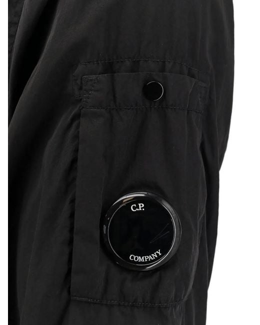 C P Company Black C.P.Company Nylon Overshirt for men