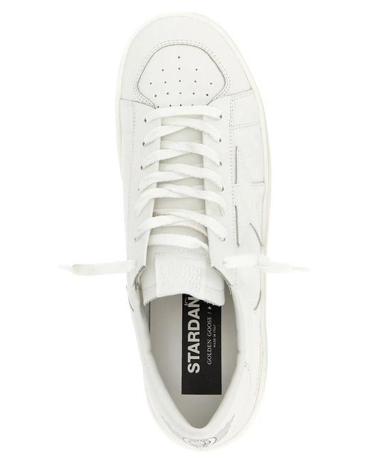 Golden Goose Deluxe Brand White 'Stardan' Sneakers for men