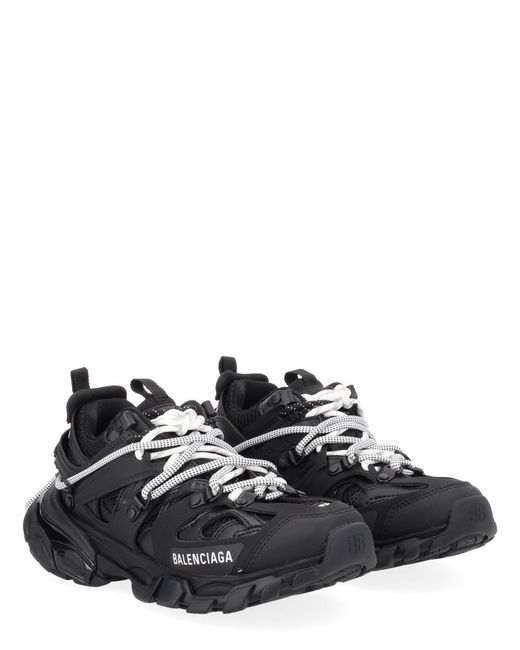 Balenciaga Black "Track" Sneaker With Logo