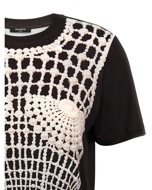 Balmain Black Trompe L'Oeil T-Shirt