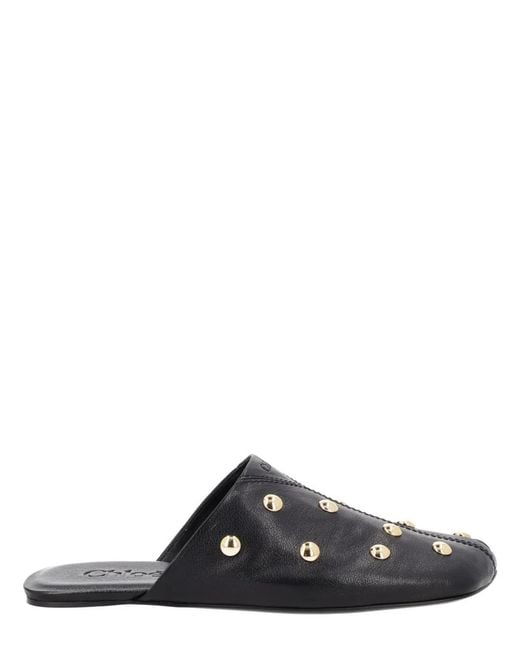 Chloé Black Sabot Rita