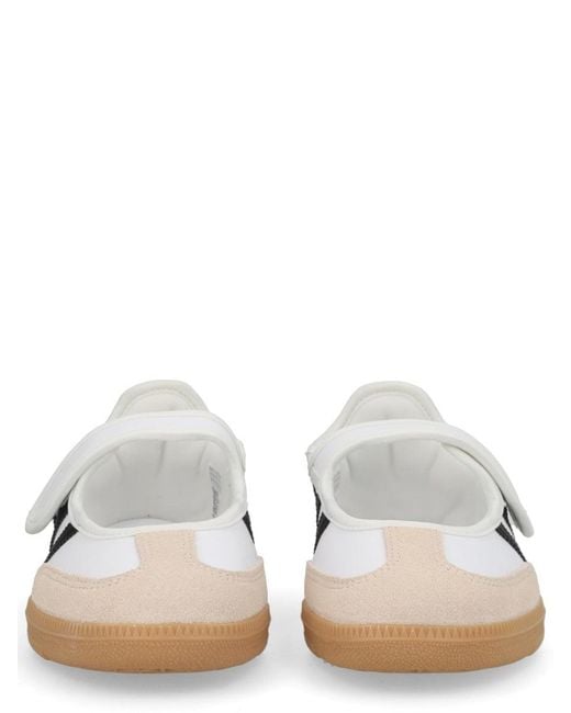 Adidas Originals White "Samba Jane" Sneaker