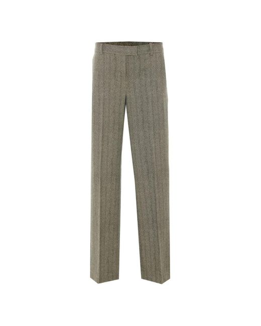 Circolo 1901 Gray Cotton Trousers