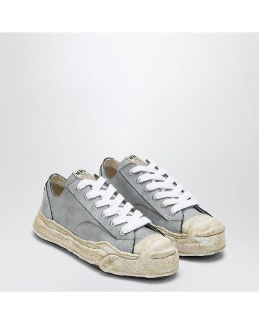 Maison Mihara Yasuhiro White Leather Low Top Trainer For Ss24 for men