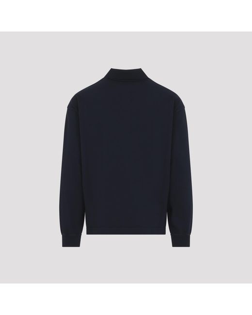 Prada Blue Polo Sweatshirt for men