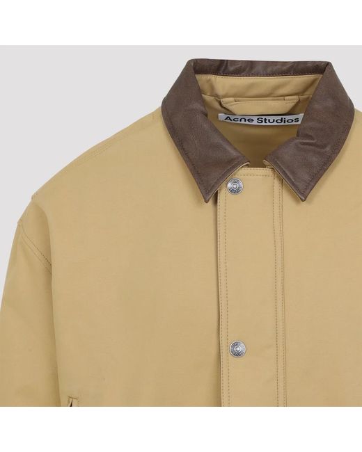 Acne Green Organic Cotton Jacket for men