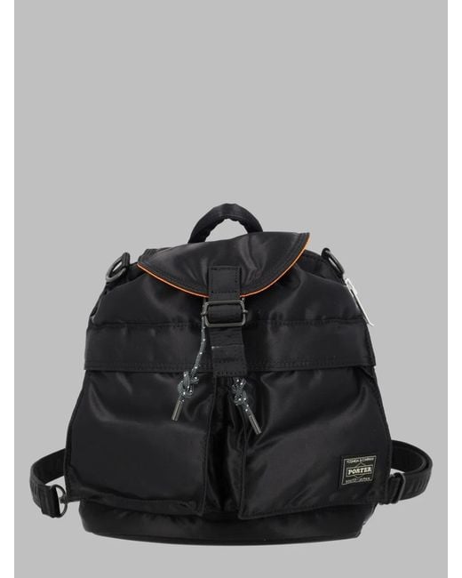 Porter-Yoshida and Co Black Zaino "Tanker" for men