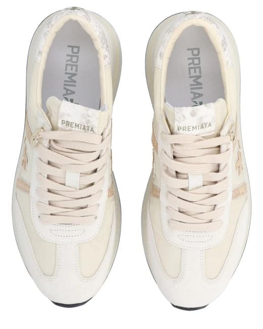Premiata White Sneaker "Bethcoin"