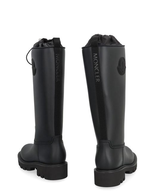 Moncler Black Kickstream High Boots
