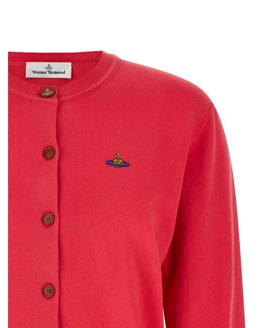 Vivienne Westwood Red 'Bea' Cardigan