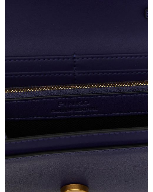 Pinko Blue 'Love Simply' Wallet On Chain