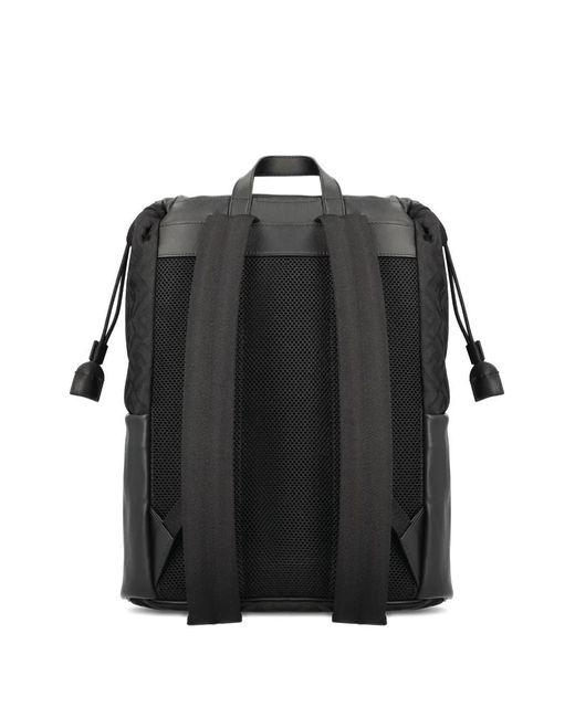 Fendi Black Buckled Flux Backpack