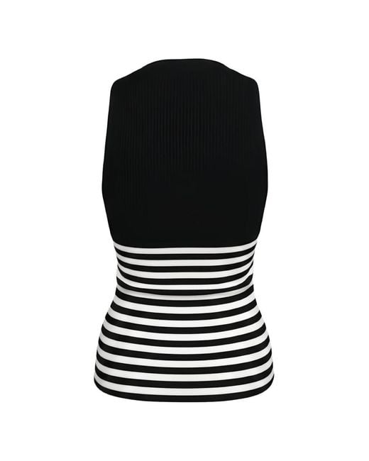 Max Mara Black Viscose Polyester Sweater