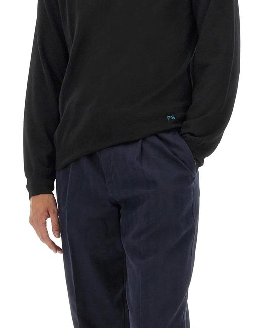 Paul Smith Black Ps Paul Smith Jersey With Logo for men