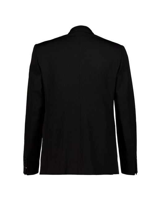 Fendi Black Double-Breasted Blazer for men