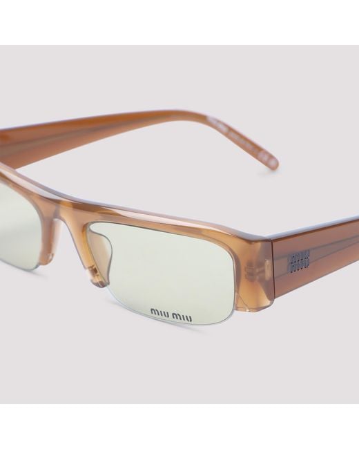 Miu Miu Metallic Acetate Sunglasses