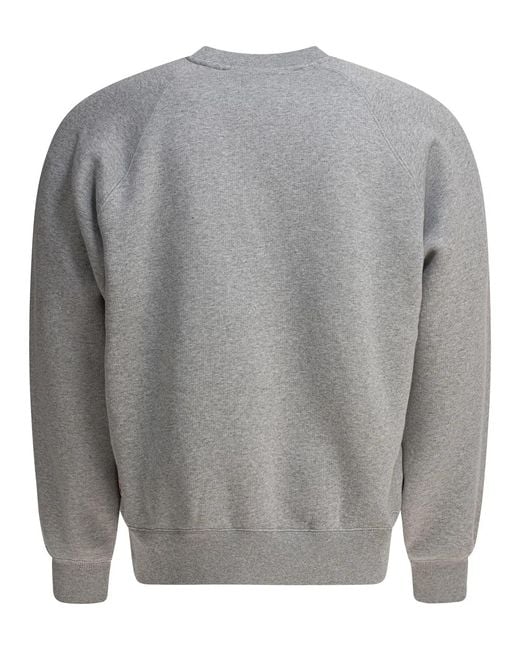 Stussy Gray Stussy Cotton Sweatshirt for men