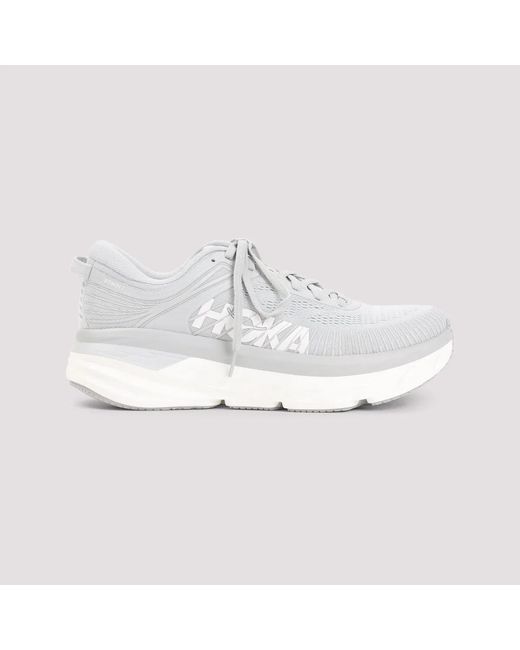 Hoka One One White Textile Synthetic Sneakers for men