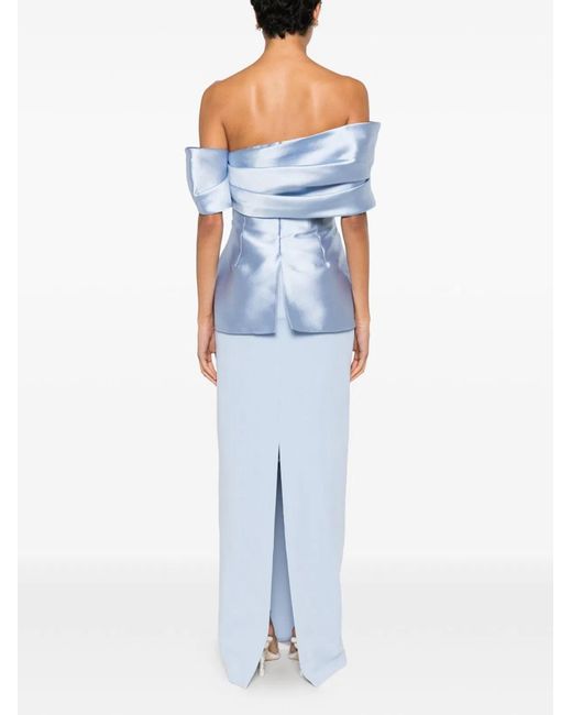 Solace London Blue Lucine Maxi Dress