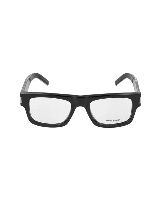 Saint Laurent Black Eyeglasses Sl 574 001 Crystal Transparent/21/145 for men