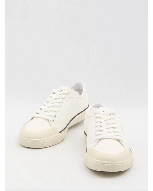 Céline White Triomphe Low Top Sneaker