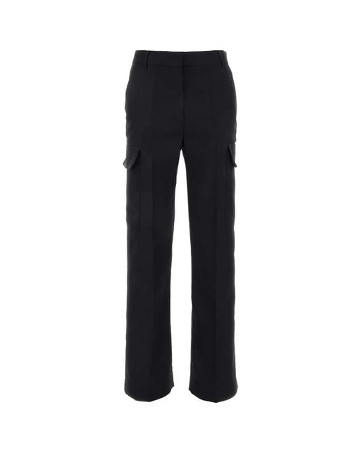 Stella McCartney Black Midnight Alter Mat Cargo Pant