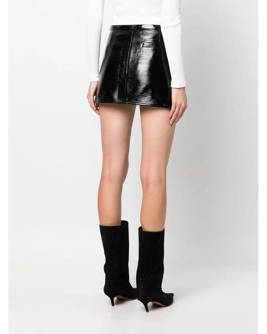Courreges Black Courregès Double Slits Vinyl