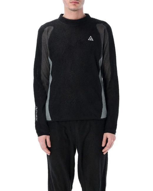 Nike Blue Acg Wolf Tree Crewneck Sweater for men