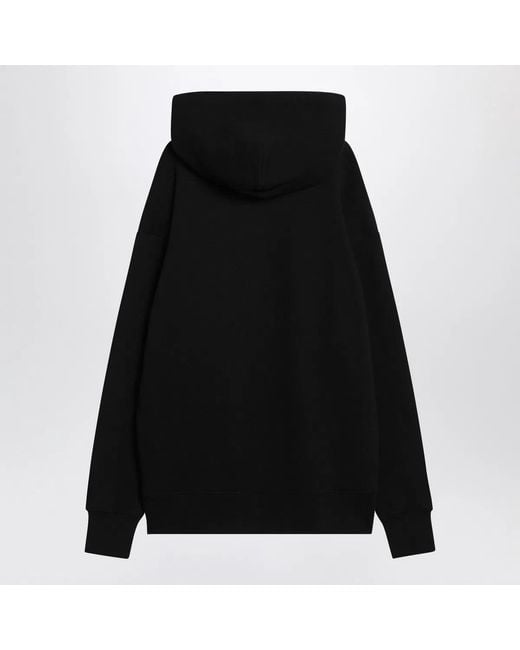 Valentino Black Sweatshirt With Le Chat De La Maison Patch for men
