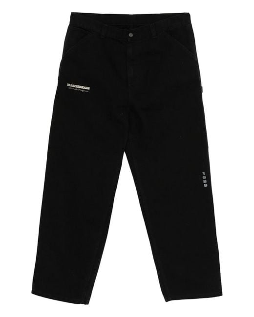 Carhartt Black Og Single Knee Graphic Trousers for men