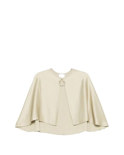 Forte_forte Natural Cape Shirt