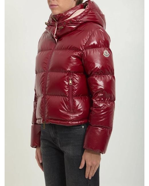 Moncler Red Niveole Short Down Jacket