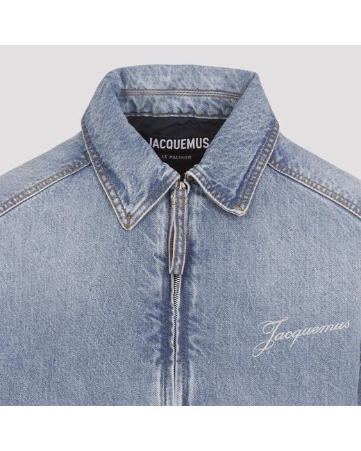 Jacquemus Blue Tabac La Veste De-Nimes Canevas Jacket for men