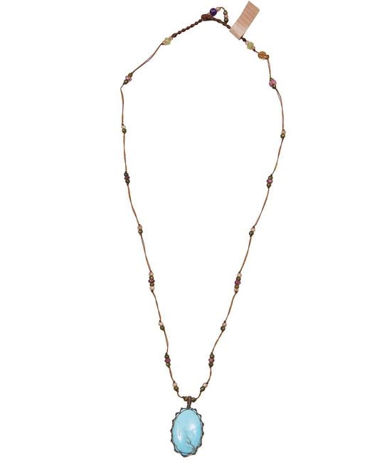 Sharing Blue Tibetan Pendant Necklace