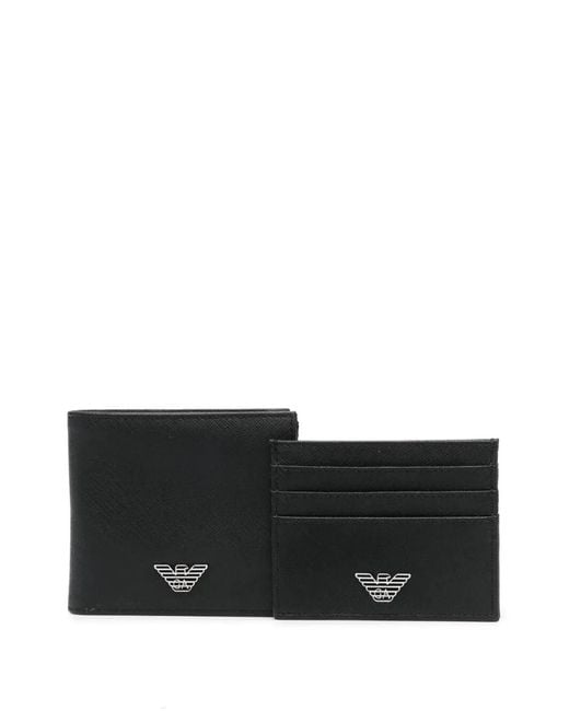 Emporio Armani Black Classic Set Wallet for men