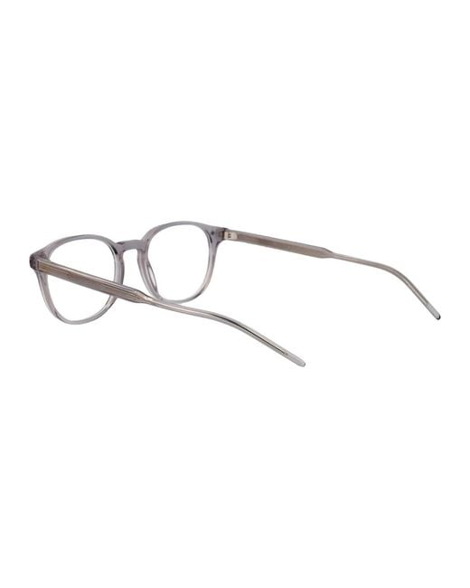 Giorgio Armani Gray Transparent Acetate Optical Glasses