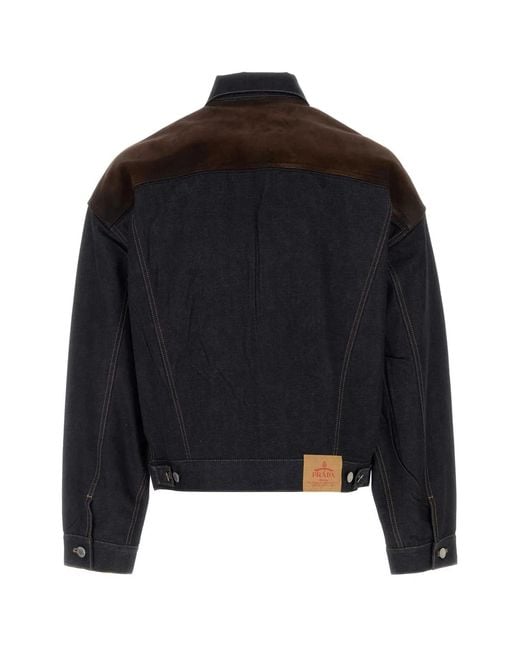 Prada Black Giubbotti for men