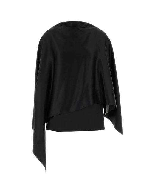 Bottega Veneta Black Top Cappa Raso