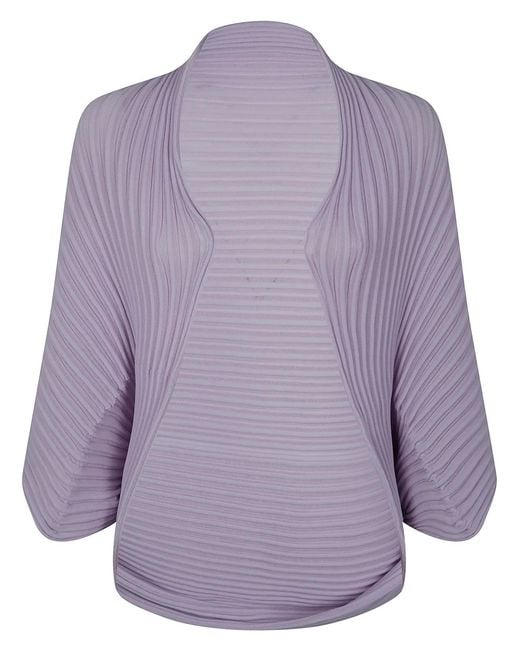 HOMME PLISSÉ Purple Homme Plisse Stream Cardigan