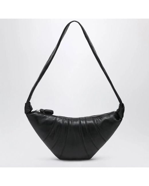 Lemaire Black Medium Croissant Bag for men