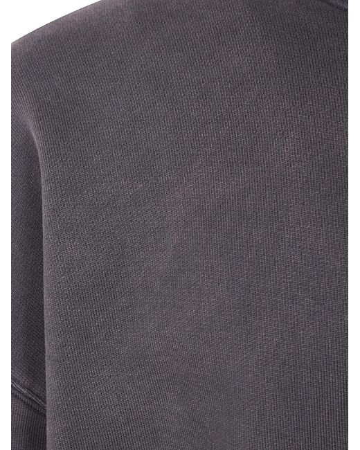 Represent Gray "Initial Boxy Oversized" Sweater for men