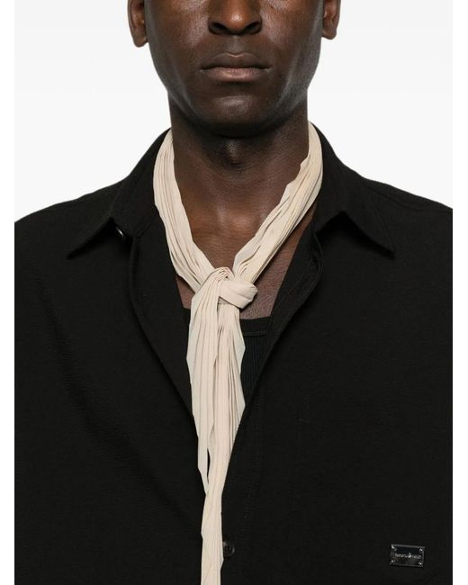 Emporio Armani Black Logo Shirt for men