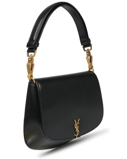Saint Laurent Black Borsa A Mano Mini Voltaire