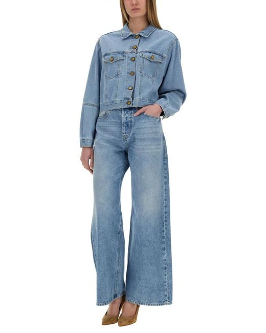 Alysi Blue Denim Jacket