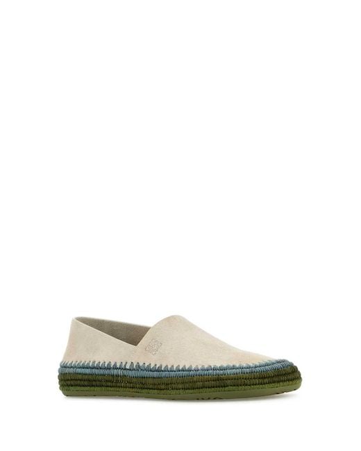 Loewe Green Chalk Suede Paula S Ibiza Rio Espadrilles for men
