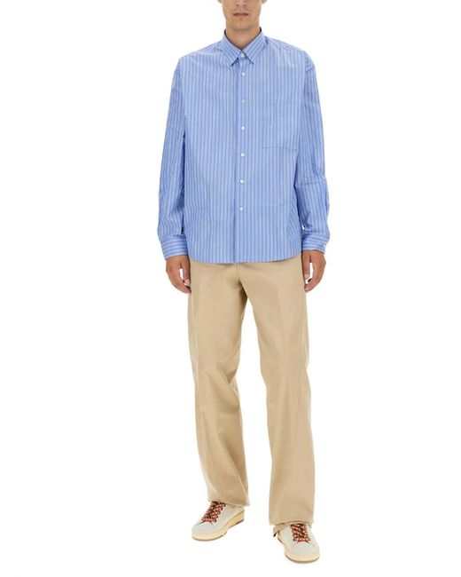 Lanvin Natural Twisted Chino Pants for men