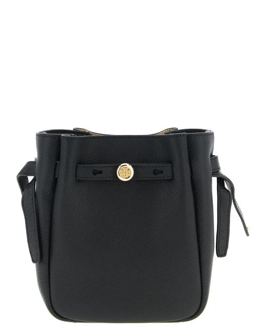 Tory Burch Black 'Romy' Bucket Bag